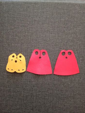 3 caps figurines lego