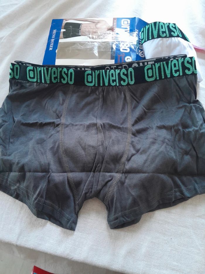 Lot de 3 boxers homme riverso neuf avec emballage taille L - photo numéro 2