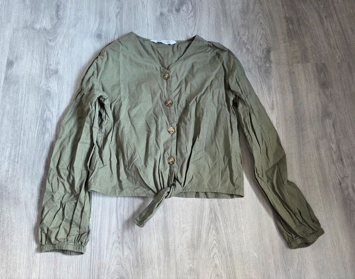 🌸 Belle chemise nœud sur le bas 13 ans 🌸