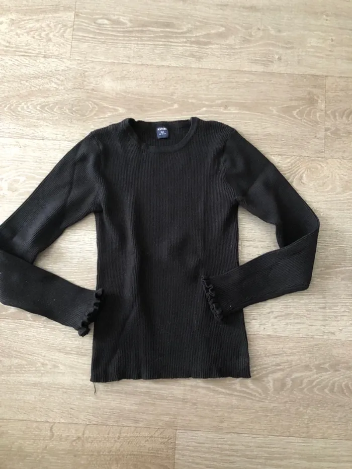 Kiabi pull fin taille 10 ans noir état 9