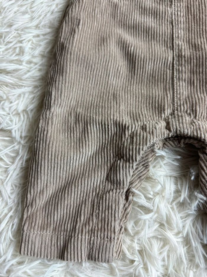 salopette velours cotele petit bateau taille 6 mois - photo numéro 2