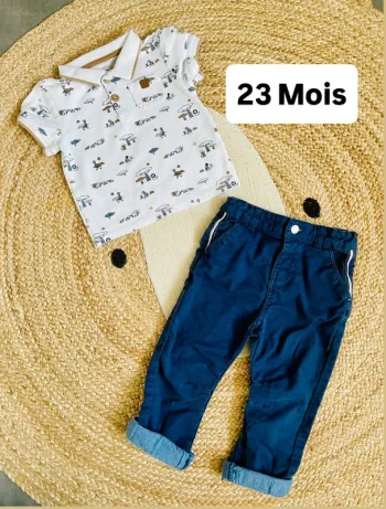 Ensemble garçon 23 mois