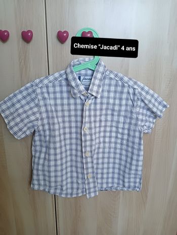 Chemise Jacadi 4 ans manches courtes 