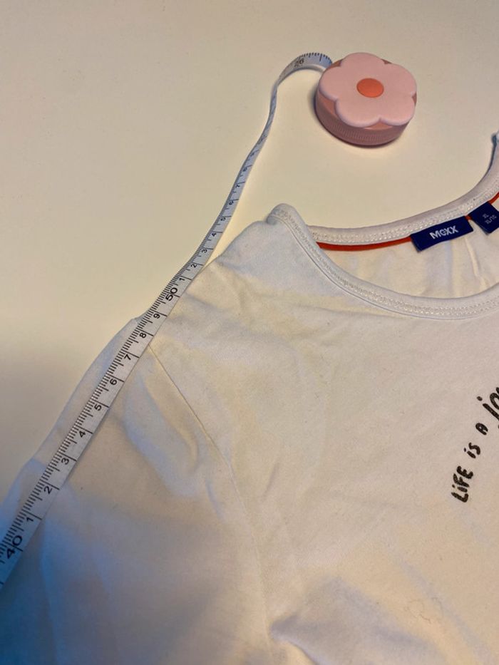 Tee shirt ML blanc Mexx 10 ans - photo numéro 7