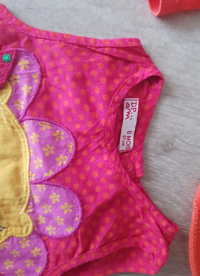 Lot été fille 6 mois marques diverses Dpam Sergent major Jaquadi Disney - photo numéro 13