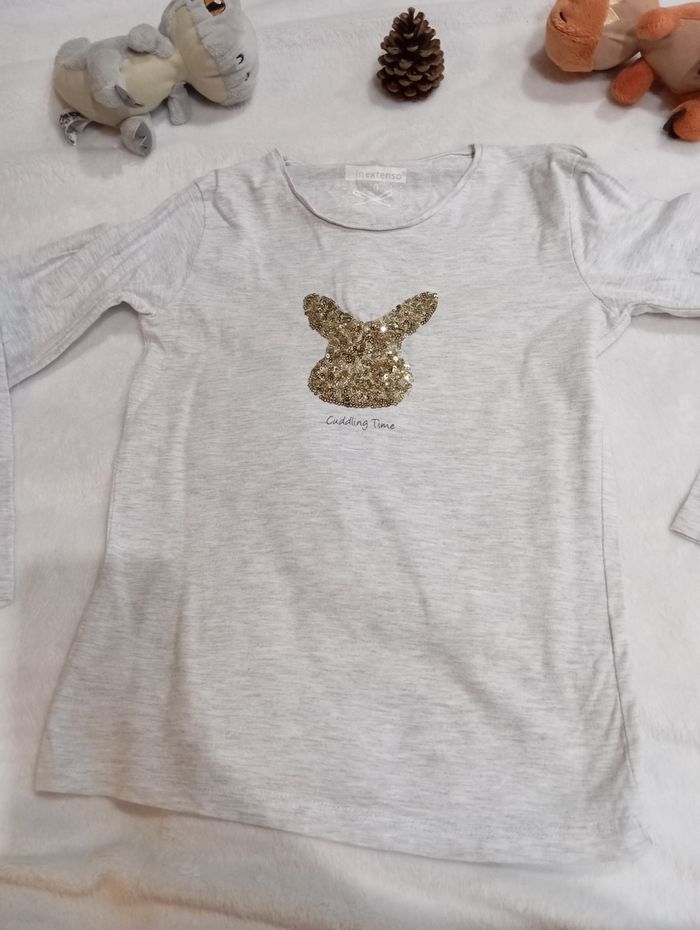 Tee-shirt manches longues lapin