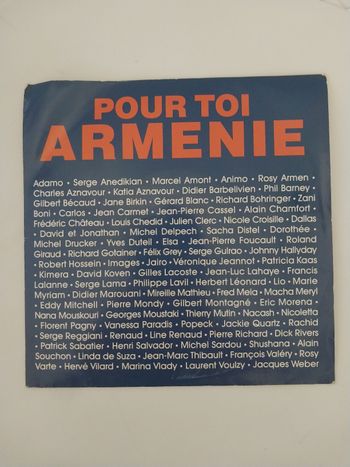 45T Aznavour – Pour toi Arménie (1989)