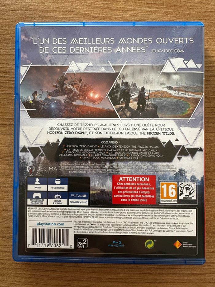 Jeu PS4 « Horizon » - photo numéro 2