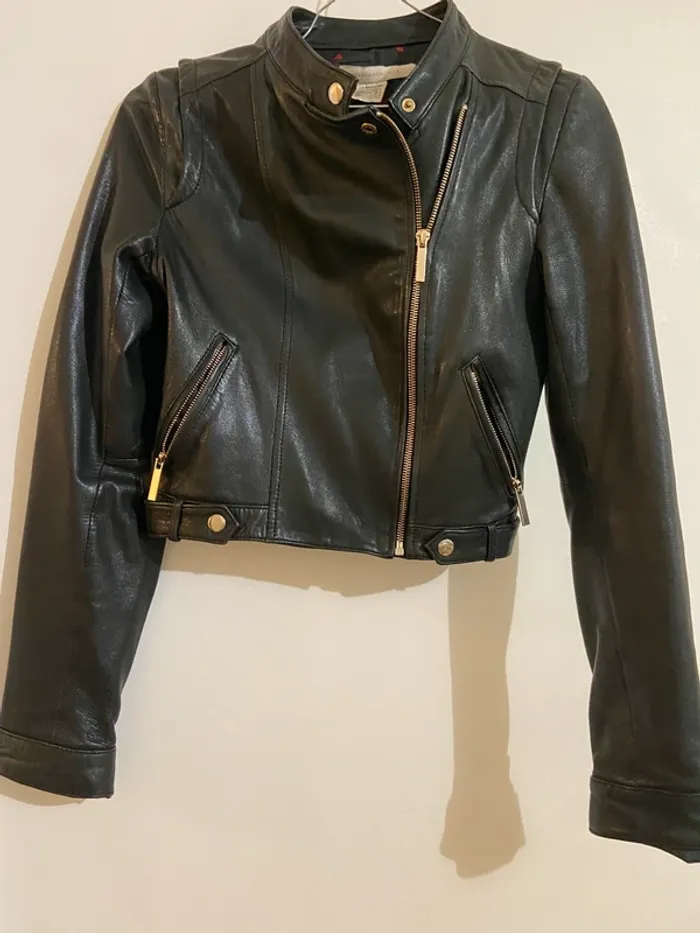 Veste en cuir de chevre - photo numéro 2