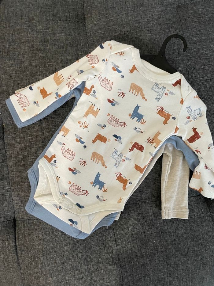 Lot 4 bodys neuf 1 mois - photo numéro 2