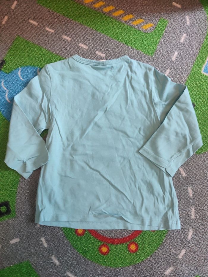 t-shirt bleu flèche - photo numéro 2