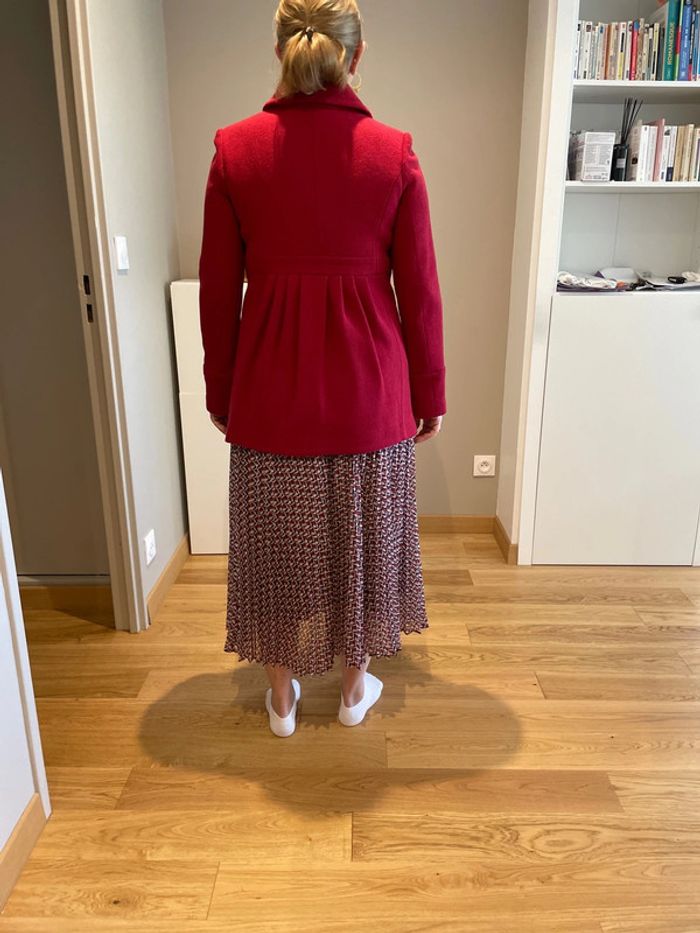 Manteau rouge Laura Clément taille 36 - photo numéro 3