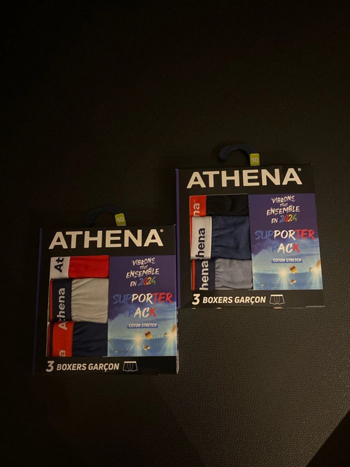 Lot de 6 boxers garçons Athena 10 ans