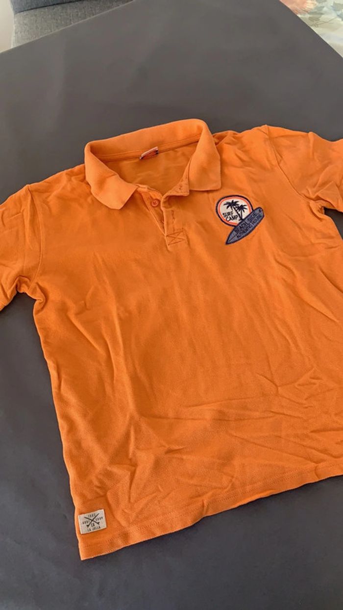 Polo orange 14 ans Tape à l’œil