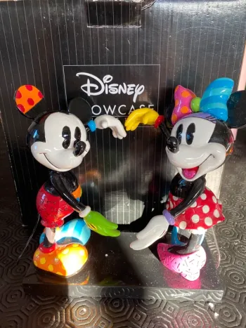 Figurine disney britto mickey minnie