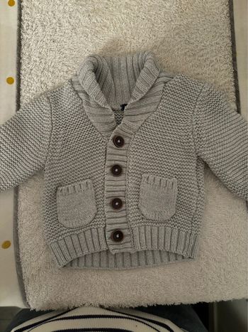 Pull/ gilet  gris