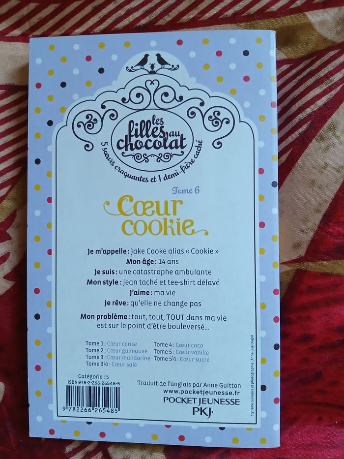 Livre de  Cathy Cassidy "Coeur Cookie" - photo numéro 2