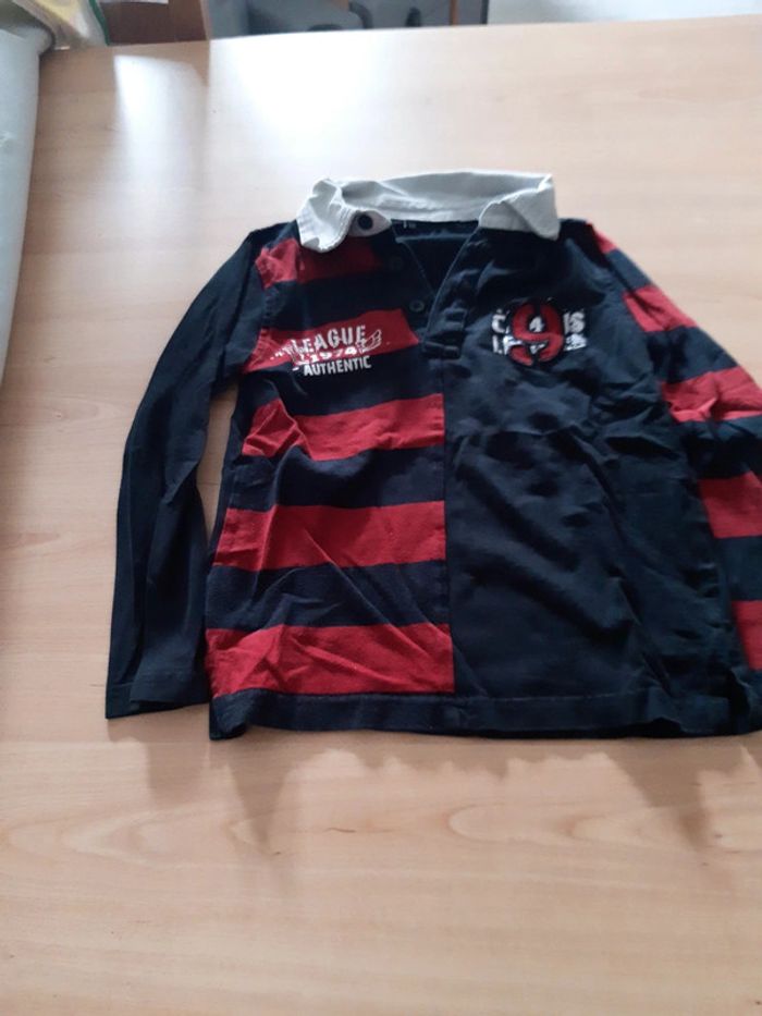 Polo longues manches garçon