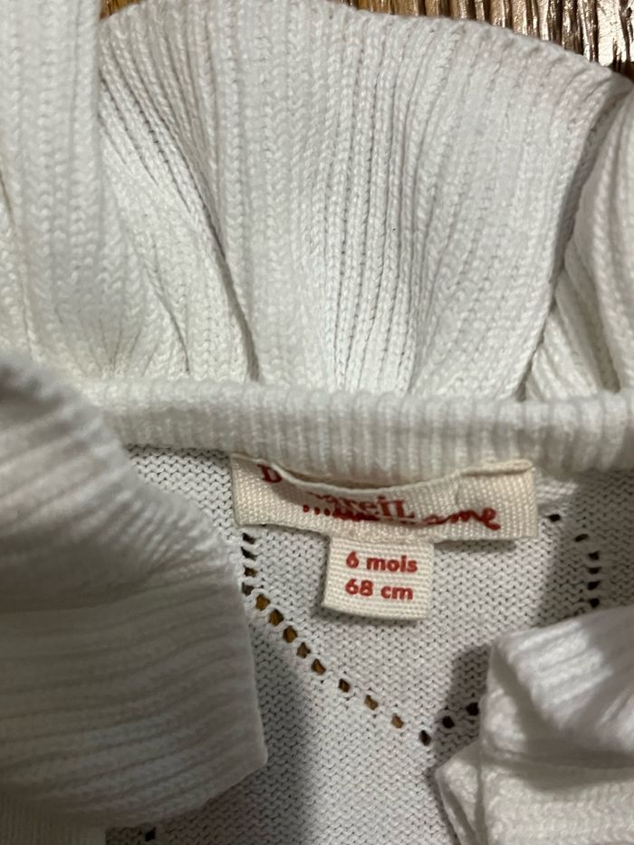 Gilet bébé fille blanc - photo numéro 4