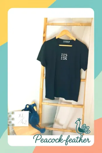 T-shirt noir neuf Luchini xl