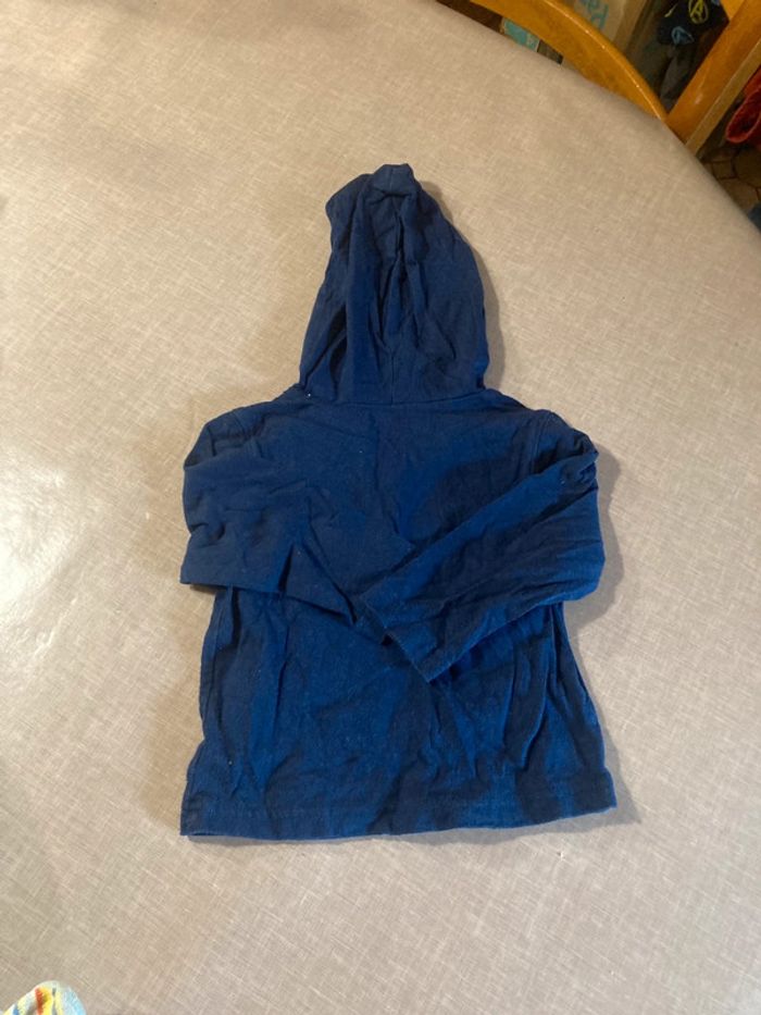 Sweat à capuche bleu marine Old Navy – 12/18 mois - photo numéro 3
