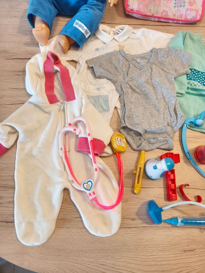 Bébé Cicciobello avec ses accessoires - photo numéro 2