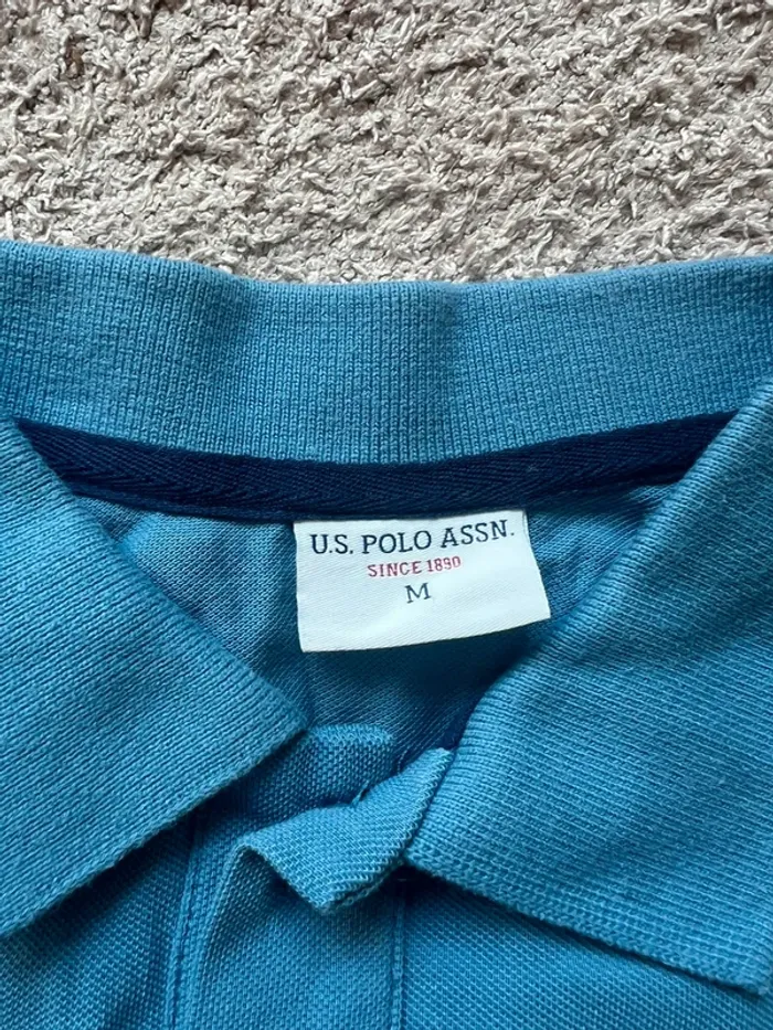 polo pour homme bleu taille M - photo numéro 3