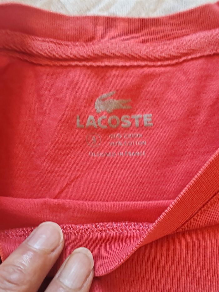 Tee shirt Lacoste Taille S - photo numéro 3