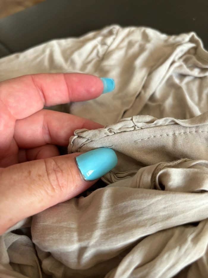 Robe courte beige taille unique - photo numéro 8