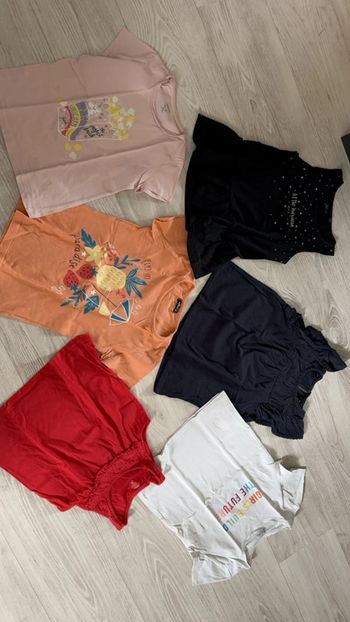 Lot de six T-shirts manches courtes
