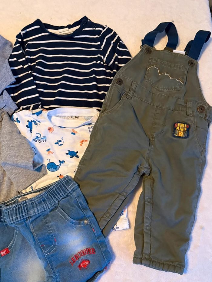 Lot vêtements bébé garçon 6 mois - Mixte marques - photo numéro 4