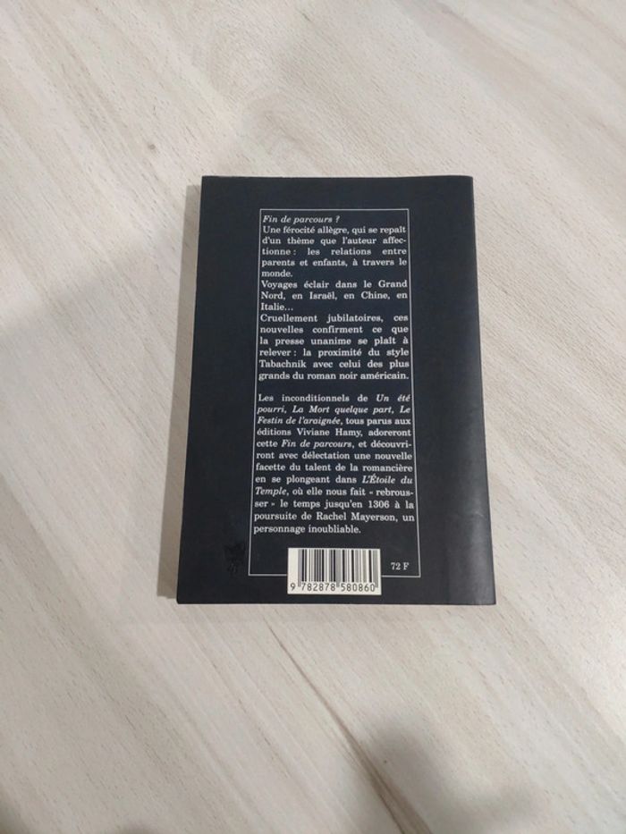 Livre Fin de parcours nouvelles noires chemins nocturnes Maud Tabachnik - photo numéro 7