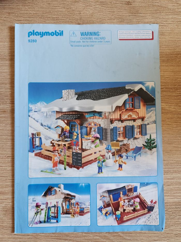 Playmobil 9280 Chalet de ski + boîte & notice – Très bon état - photo numéro 6