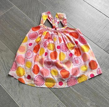 12 € Top / Blouse doublé Vertbaudet Motif fantaisie 6 ans Excellent état
