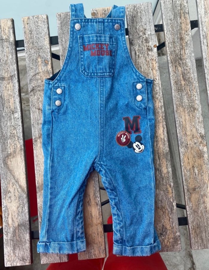 Salopette en Jeans Mickey - photo numéro 2