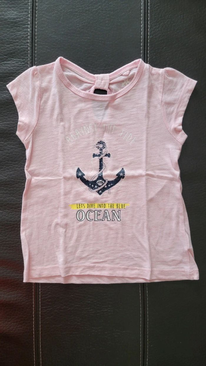 Lot tee-shirts été fille 2-4 ans - photo numéro 2