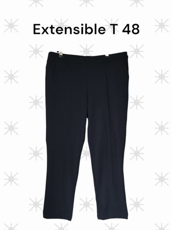 Beau pantalon souple et stretch 48  quasiment neuf   Taille élastique pour le confort