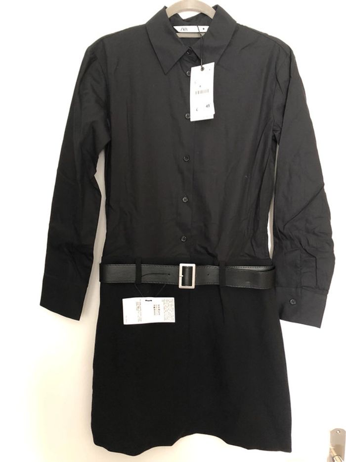 Superbe belle robe noire Zara neuve avec étiquette taille S - photo numéro 2