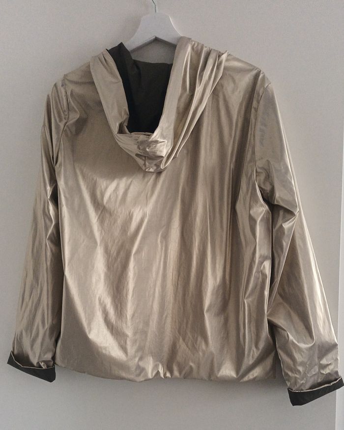 Veste impermeable réversible à capuche M - photo numéro 2