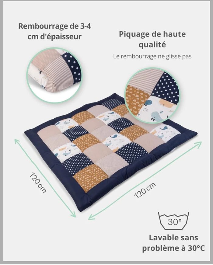 Tapis d’éveil Ullenboom neuf 140x140 - photo numéro 2
