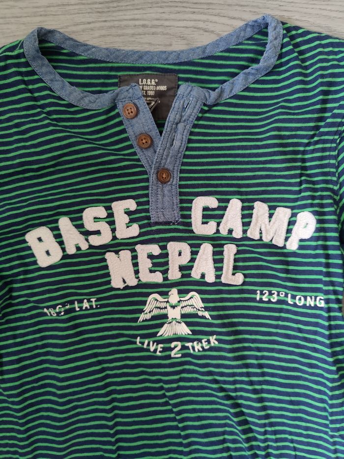 Lot tee shirt manches longues garçon en 8/ 10 ans h& m - photo numéro 3