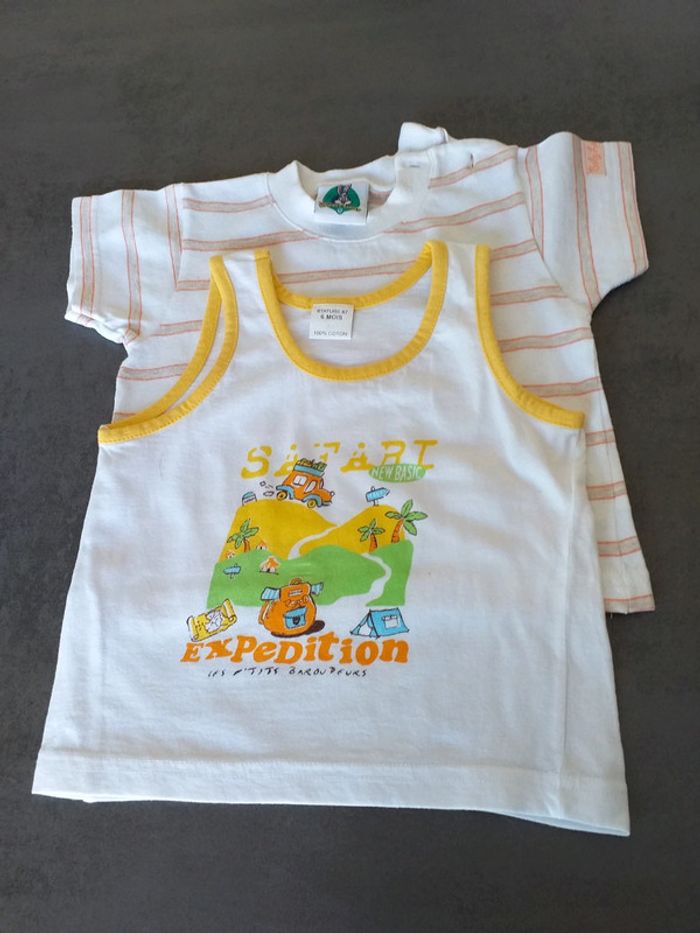 Deux tee-shirts garçons - photo numéro 2