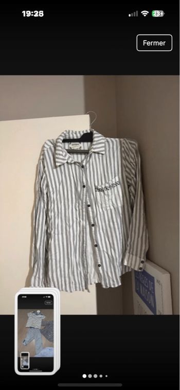 Chemise kaporal femme peu porté taille m