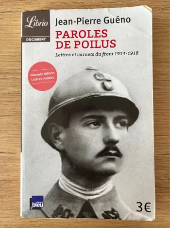 Livre Paroles de poilus