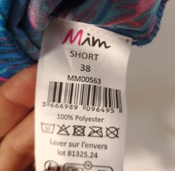 Short ceinture motif floral taille 38 - Mim - 100% polyester - photo numéro 9