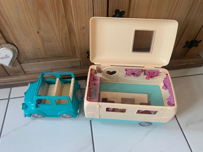 Caravane et voiture type Sylvanian li’l woodzeez - photo numéro 4
