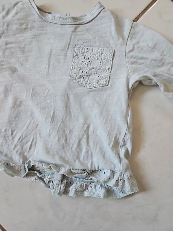 T-shirt ml bébé fille 12 mois BBF3 - photo numéro 3