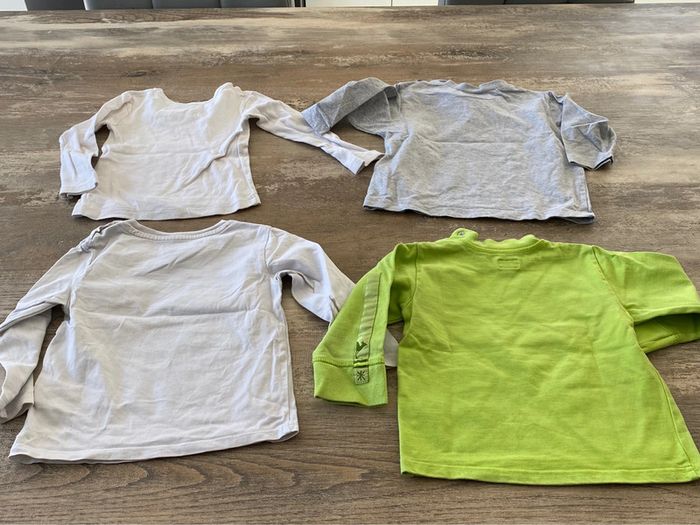 Lot 18 mois polo bebe unisexe garçon ou fille - photo numéro 2