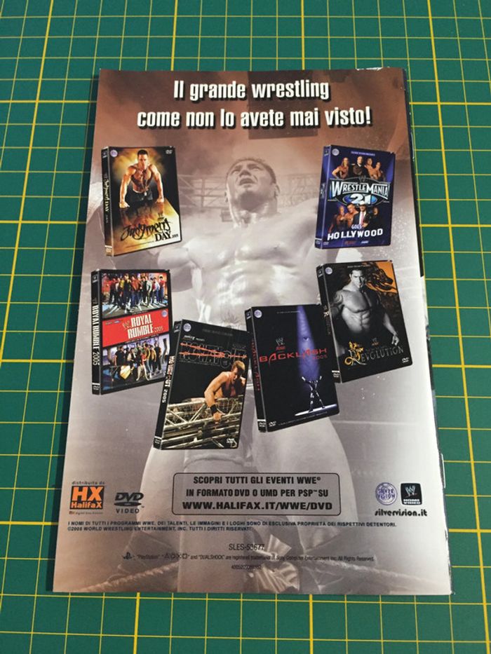 Notice seule italienne Smack Down vs Raw 2006 SLES-53677 console de jeux PlayStation 2 ps2 #A59 - photo numéro 2