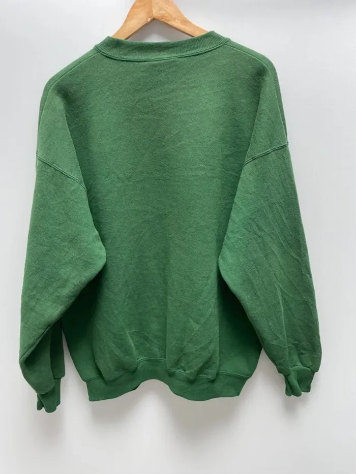 Crewneck green Winter Snowy Maryland vintage 90s Lee Mens XL Made in USA 🇺🇸 - photo numéro 10